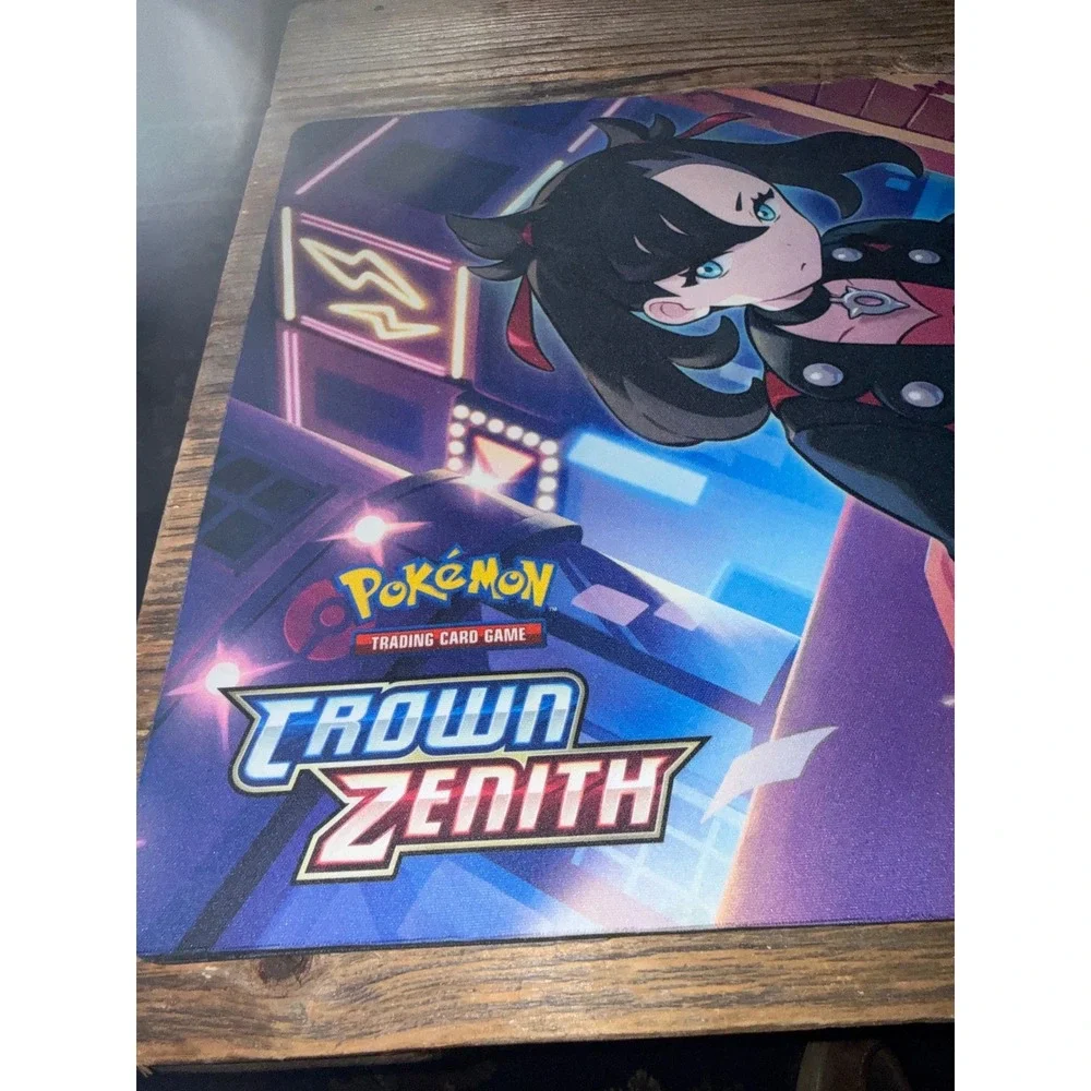 2023 Pokemon TCG Crown Zenith Marnie Morpeko Playmat TCG Accessory Multi Color